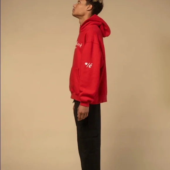 🔥🔥MUCH LOVE HOUSE OF PH8 SCARLET RED HOODIE RARE FIND XXL NWT🔥🔥 - Picture 3 of 6